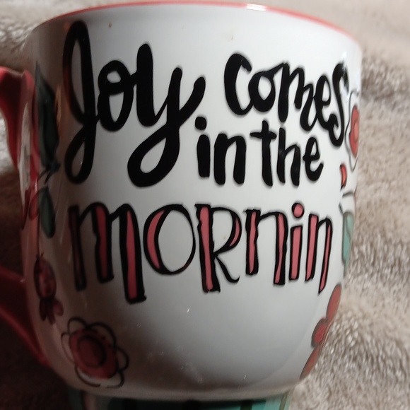 Joy comes in the morning large coffee mug - Picture 5 of 6